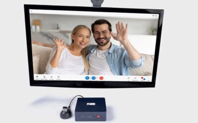 CallGenie (Wide) | TV Video Calling for Bed and Chair
